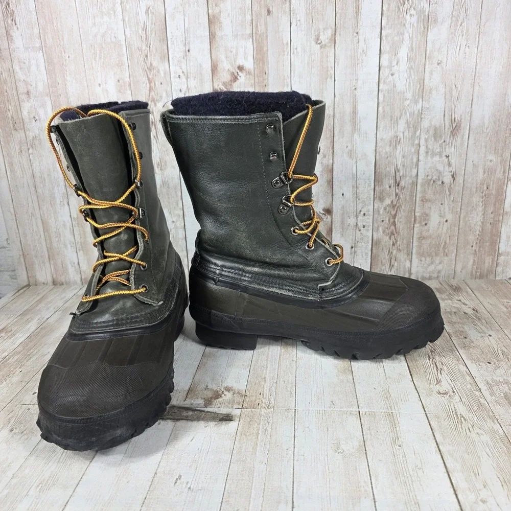 La Crosse Outdoorsman Mens Insulated Winter Hunting Boots Size 6 Steel Shank‎